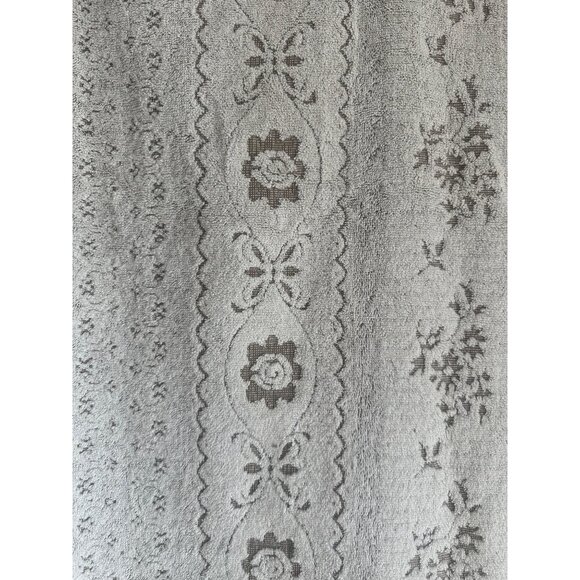 VTG Fieldcrest Floral Elegant Medallion Bath Towel 26x48 Terry Cloth Absorbent - Picture 3 of 4